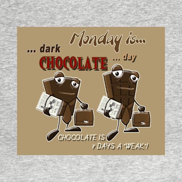 Chocolate - Monday is dark chocolate day by Kartoon